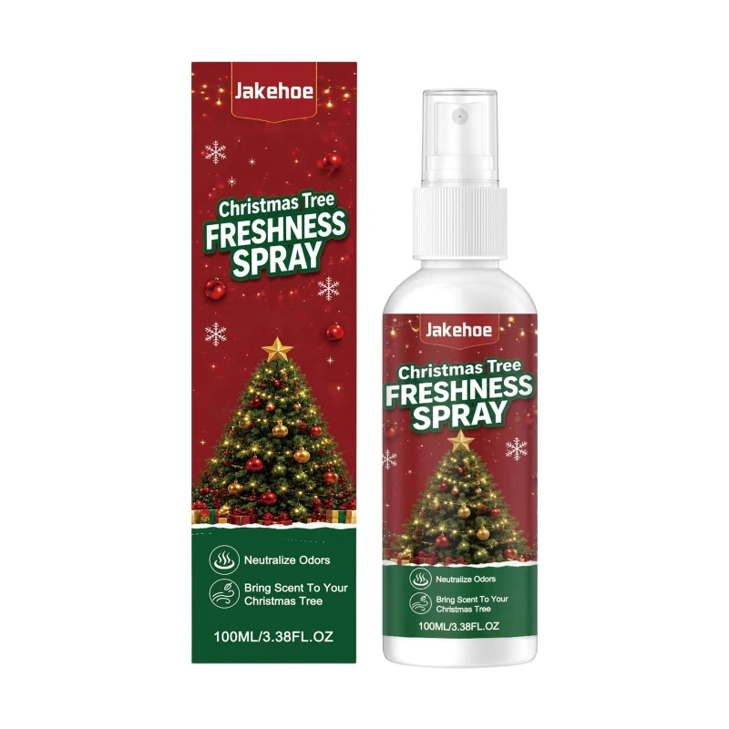 Holiday Pine Air Freshener with Fine Pump Bottle for Living Room Bedroom Entryway, and Daily Indoor Odor Care During Y5GB