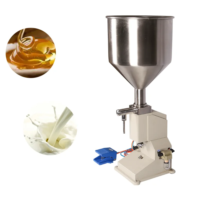 Paste Cream Liquid Filling Machine,pneumatic Drink Mini Packing Machine A03