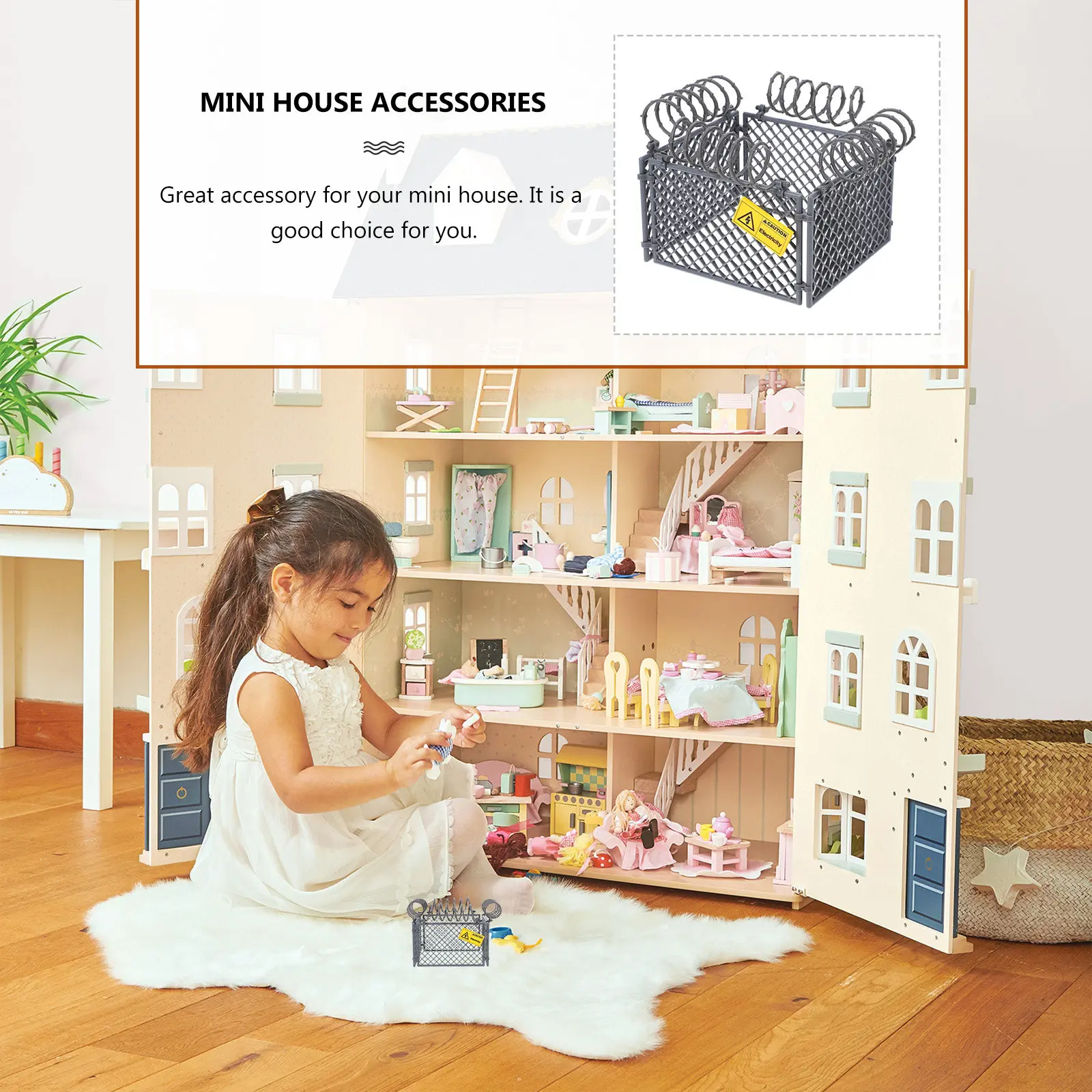 

Набор миниатюрных ограждений для DIY-проектов по созданию микроландшафтов: реалистичная защитная сетчатая стена для игровых наборов с армейскими фигурками, ограждение для сада