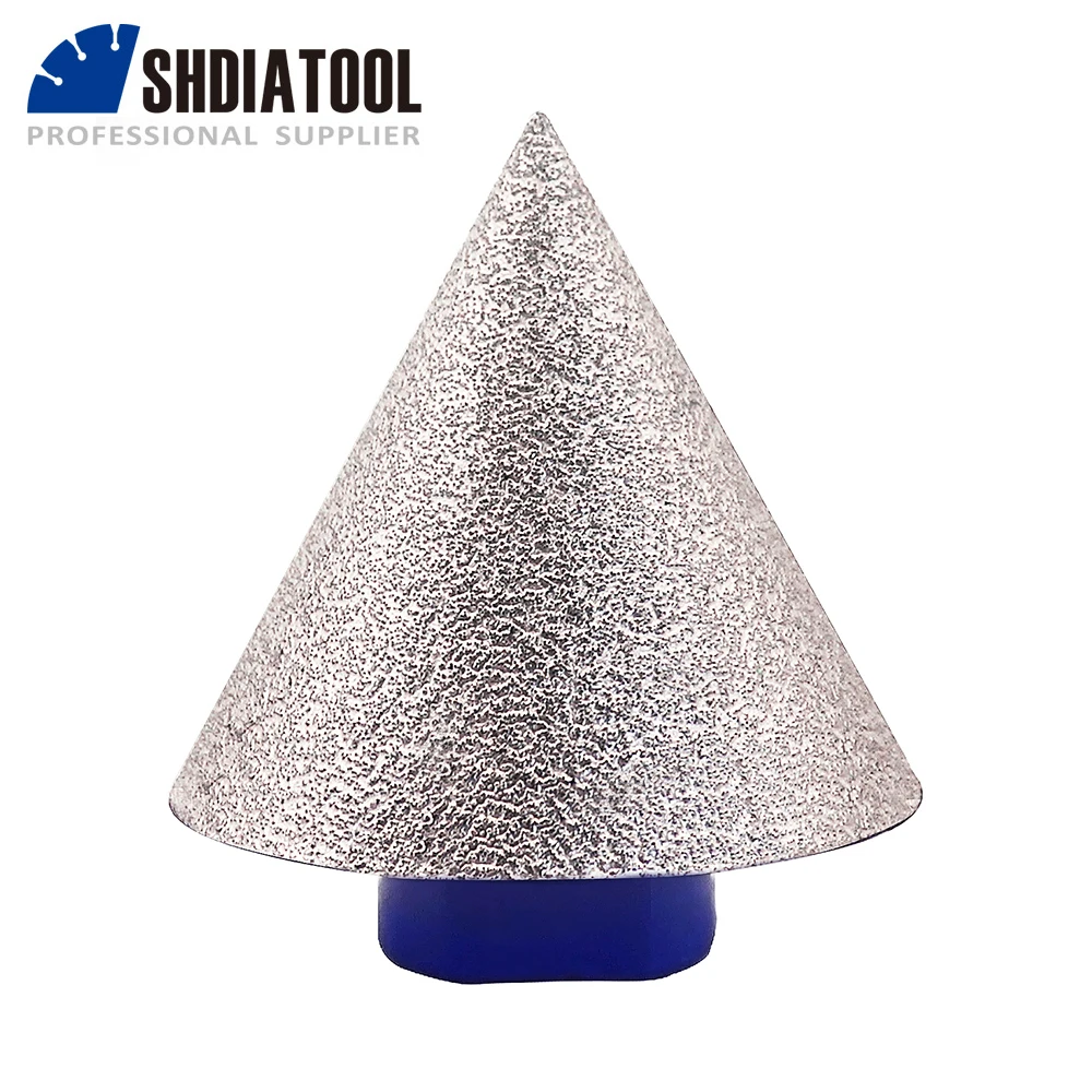 

SHDIATOOL 1pc Diamond Chamfer Finger Bits 50mm 5/8-11 M14 M10 Tools Enlarge Shape Round Bevel Existing Holes Ceramic Tile