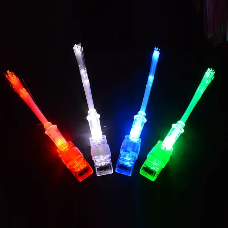50PCS  Laser Emitting Finger Lights Glowing Dazzle Celebration  Party Cosplay Birthday Wedding Christmas navidad
