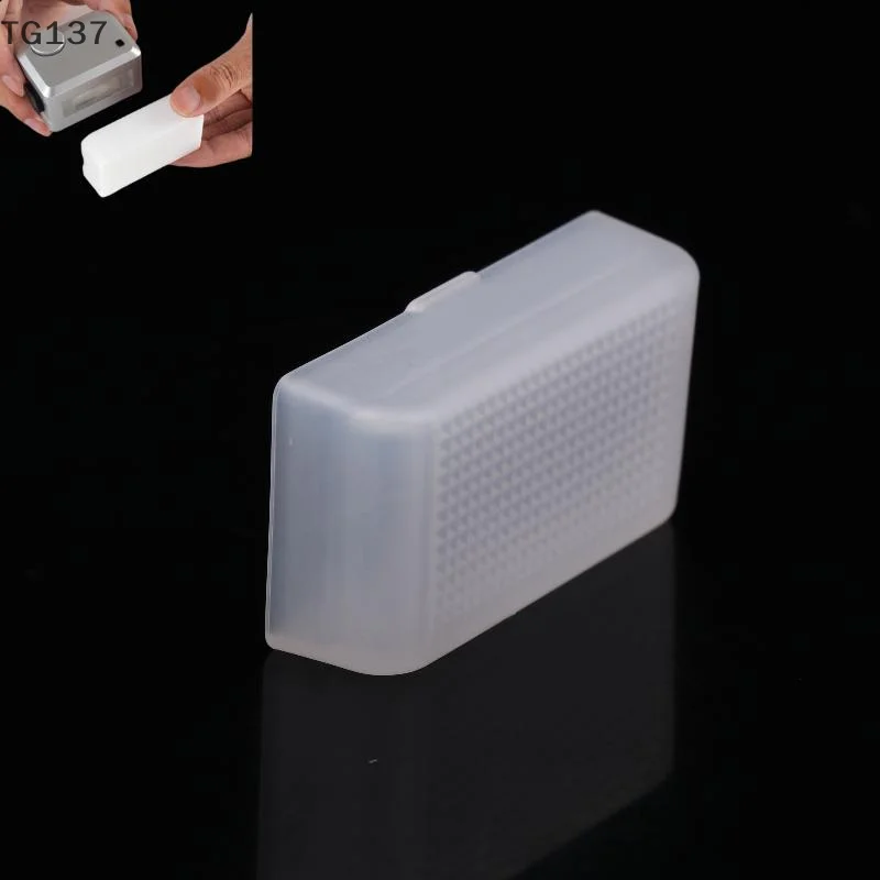 1Pcs Silicone White External Machine Ceiling Light Flash Portable Soft Light Box For IT30PRO Camera Flash DIY Accessories