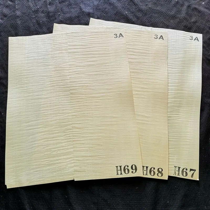 1PCS/3PCS pieces Flame Maple Electric Guitar Veneer Guitar Body Veneer Guitar Parts High Quality550*440*0.5mm