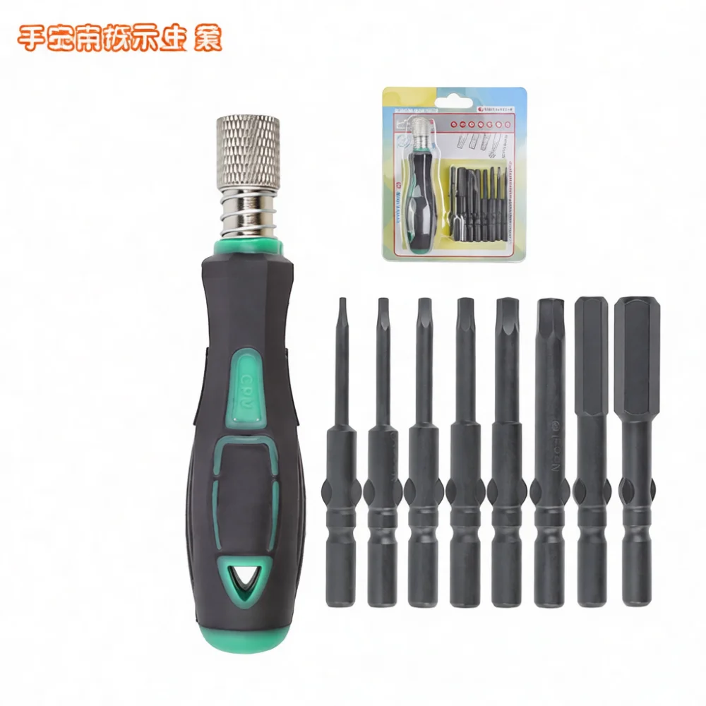 Premium 802 Handle For 6mm Shank Driver Bit Self Locking Chuck Converter Manual Operation Easy Carry Repair Industrial Tool