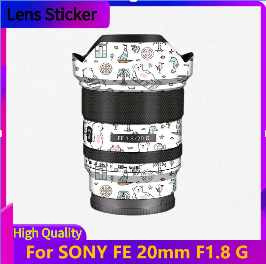 For SONY FE 20mm F1.8 G Lens Sticker Protective Skin Decal Film Anti-Scratch Protector Coat SEL20F18G FE20mm/1.8 1.8/20 G