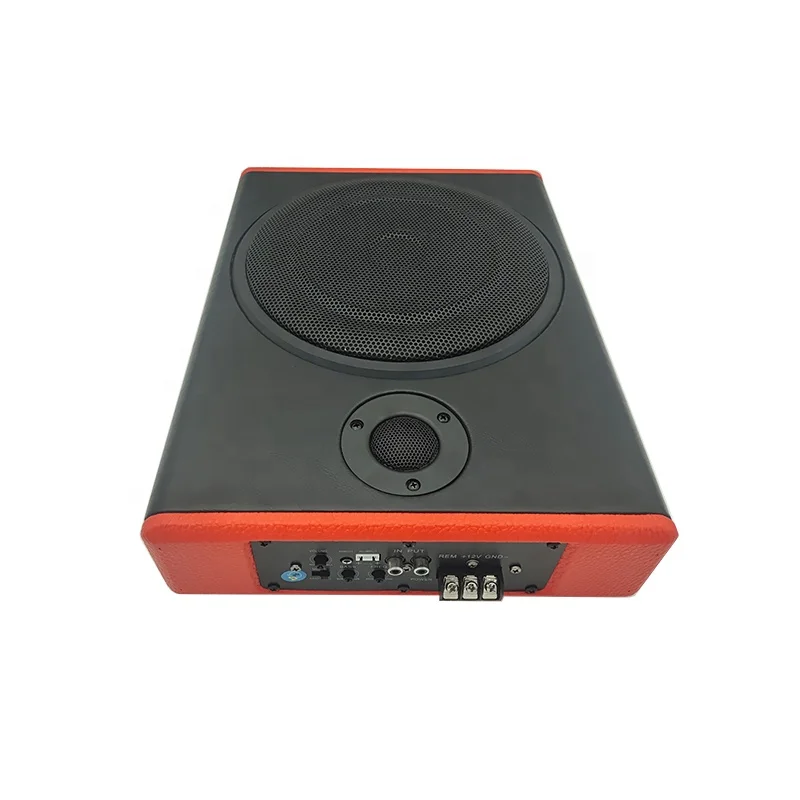 

600W Big Power Slim Car Subwoofer 10 Inch Flat Woofer Car o Subwoofer 12V Underseat Car Subwoofer with Amplifier