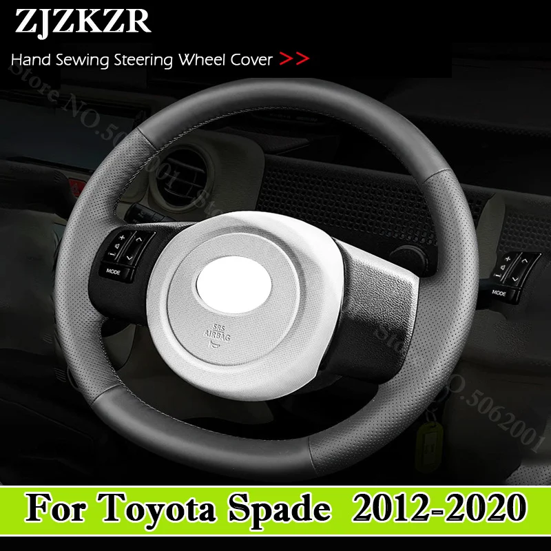 For Toyota Spade 2012-2020 2019 DIY Custom Microfiber Leather Hand-sewing Anti-slip Breathable Auto Interior Decor Accessories