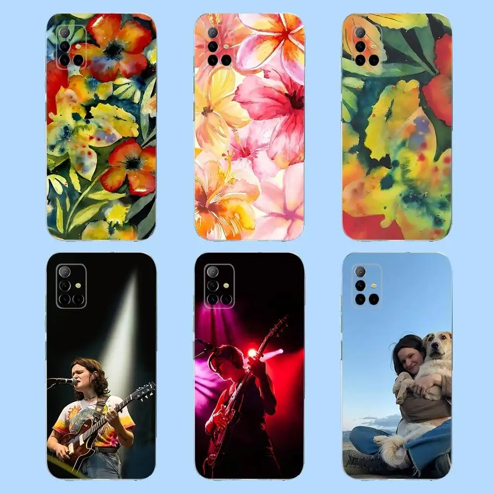 Coque de téléphone à demi-retour musical pour Samsung S 23,22,10,9,8 A 71,52,51,30,21S,12 PIus,E,Lite Note20, Ultra transparente et souple