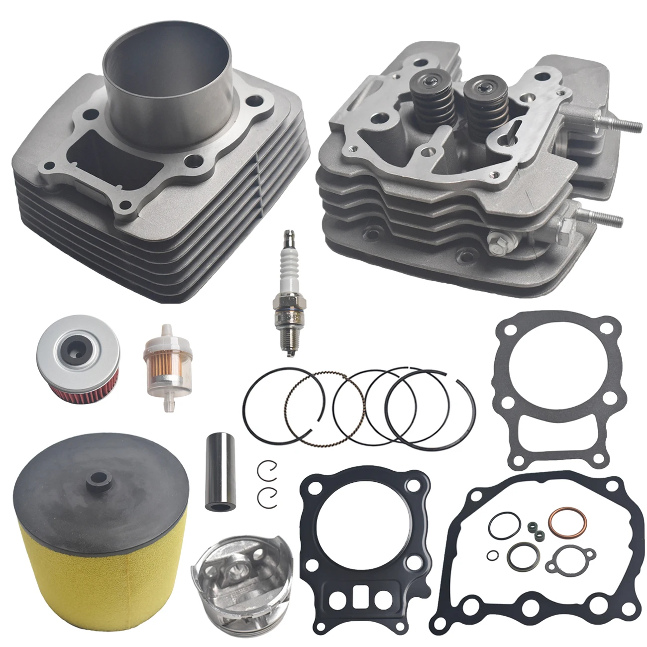 

Cylinder Head With Piston Top End Gasket For Honda Rancher TRX350 2000-2006 High Quality