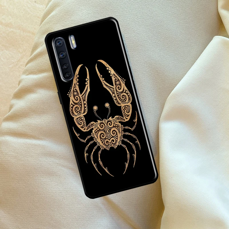 Zodiac Signs For OPPO A79 A38 A58 A78 A98 A54 A74 A94 A16 A76 A96 A5 A9 A52 A72 A15 A17 A57 A53S Case