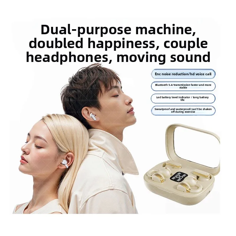 

Bluetooth wireless headset new arrivalq10couple bluetooth headset digital display power sports long battery life ear clip headse