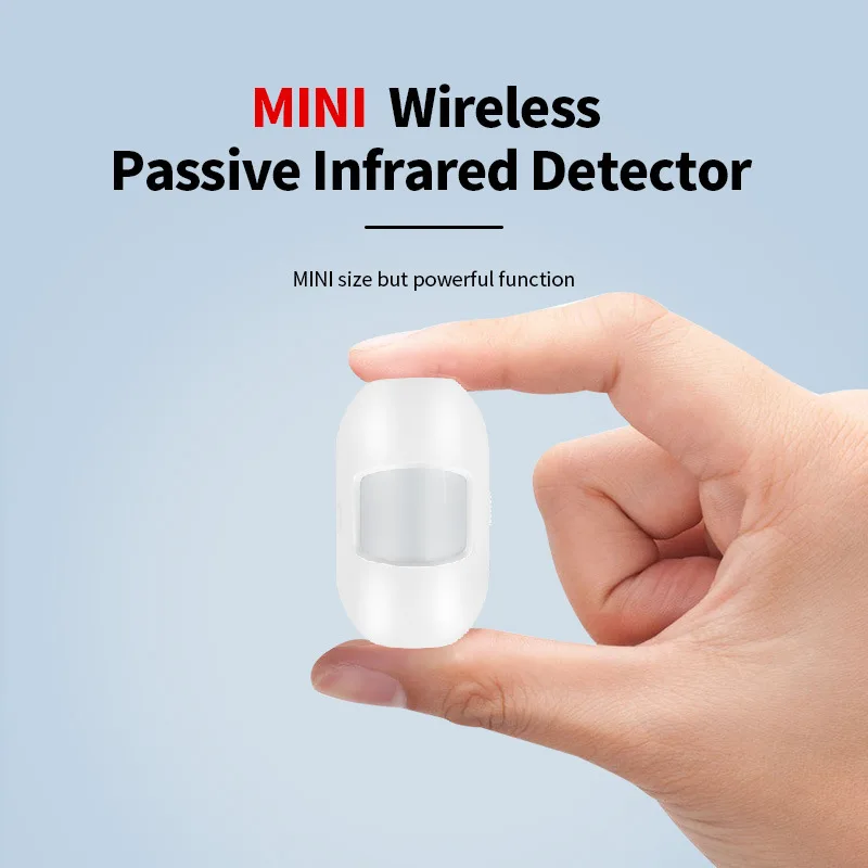 433MHz Wireless Mini PIR Motion Detector Passive Infrared Probe of Human Body Anti-thief Detection Trigger Host APP Push Message