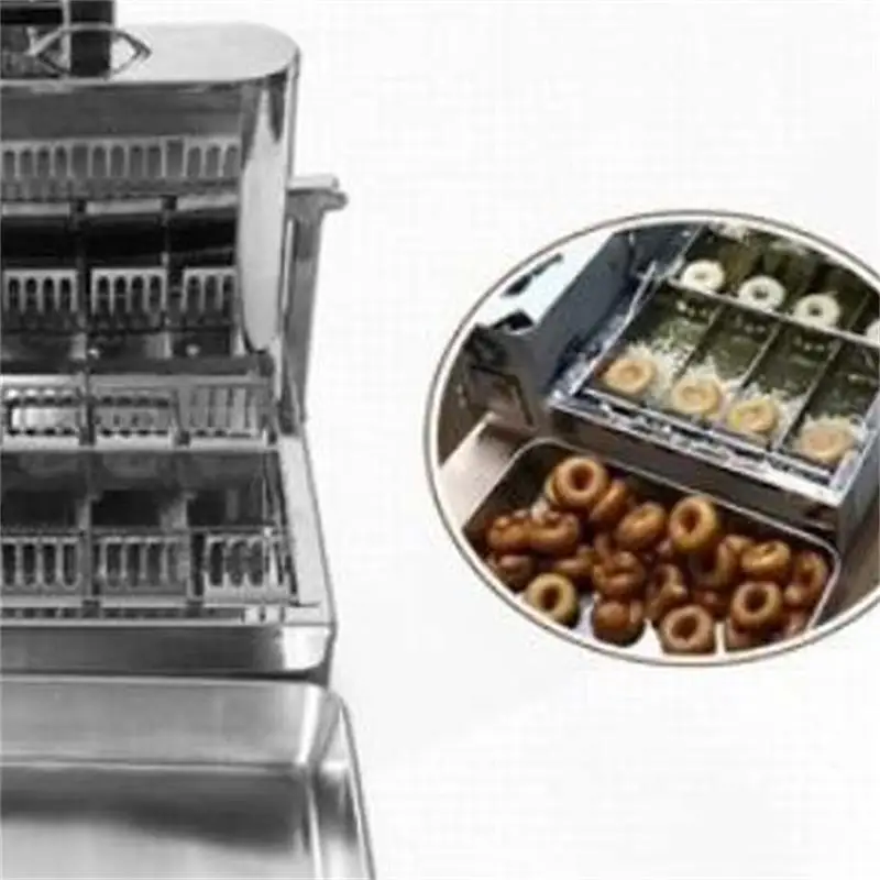 

Automatic Snack Donut Frying Making Machine Doughnut Maker Machine Electric Fryer