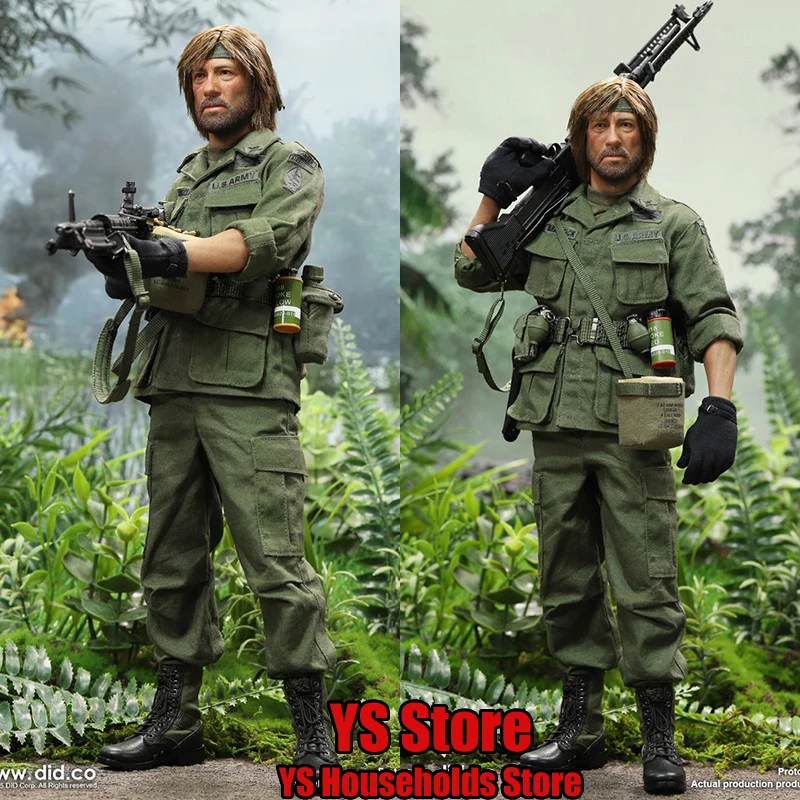 

DID V80184 1/6 US Army Colonel James Baroque Man Action Figure Vietnam War Historical Male Cloth 12" Full Set Soldier Model