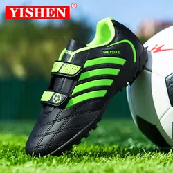 YISHEN Fußball Schuhe Kinder Fußball Schuhe Stollen Gras Ausbildung Sport Turnschuhe Für Jungen Schuhe TF Chaussures De Fuß Pour Enfants