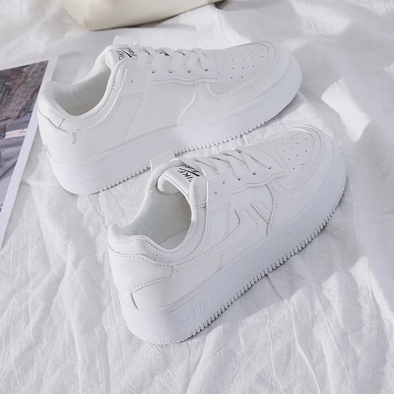 Of White Women Sneakers White Pink Tennis Lovely Casual Shoes Female Student Blue Low Top Platform Flats Ladies Vulcanize Shoes