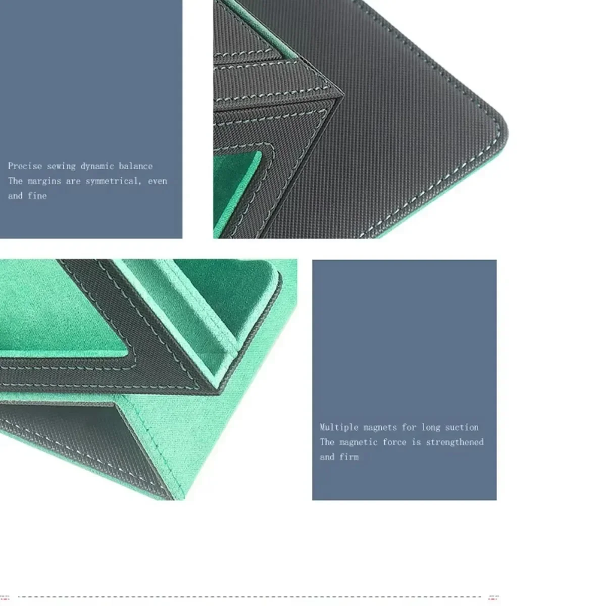 1 قطعة بولي Leather صندوق تخزين البطاقات الجلدية لقيادة التداول بطاقة سطح السفينة حافظة إغلاق مغناطيسي حامل بطاقة يناسب بطاقات الألعاب السحرية #5