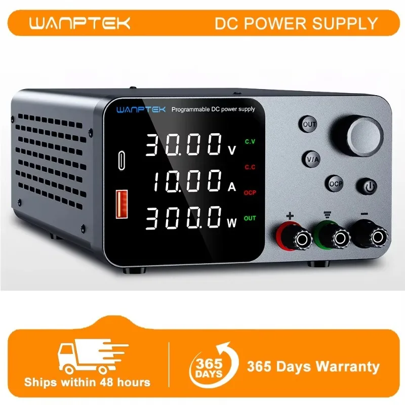 Alimentatore CC regolabile per banco da lavoro TPS3010, alimentatore stabilizzato, 30 V 10 A, alimentatore da laboratorio, ricarica della batteria
