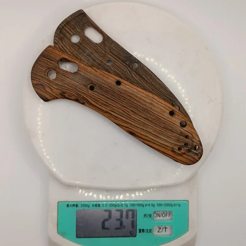 

1 Pair Golden sandalwood Grip Handle Scales For Benchmade Griptilian 551 Knives