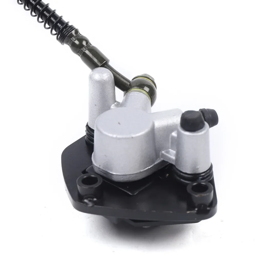 

740mm rear axle kit with brake assembly and bearing housing, suitable for ATVs, quad bikes, dune buggies, and go-karts