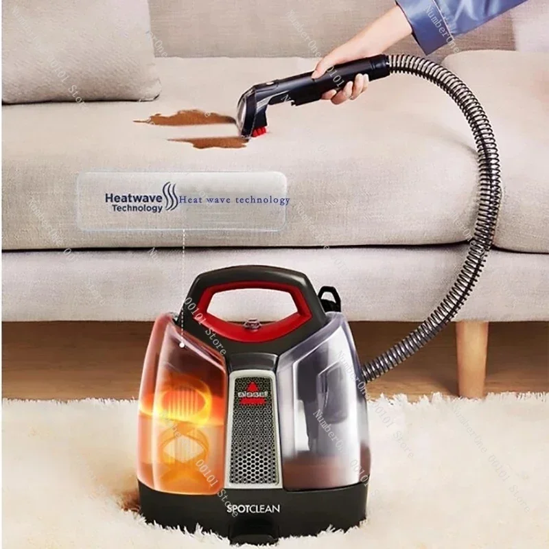 BISSELL SpotClean Spray Suction, Handheld Steam Sofa Carpet Curtain Car Vacuum Cleaner