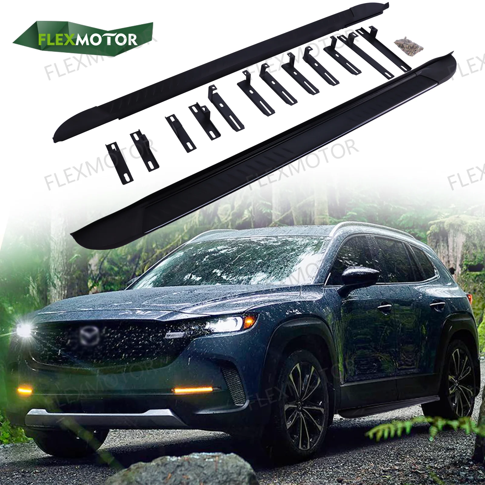 

Running Boards Side Steps for Mazda CX50 CX-50 2023 2024 Nerf Bars Accessories