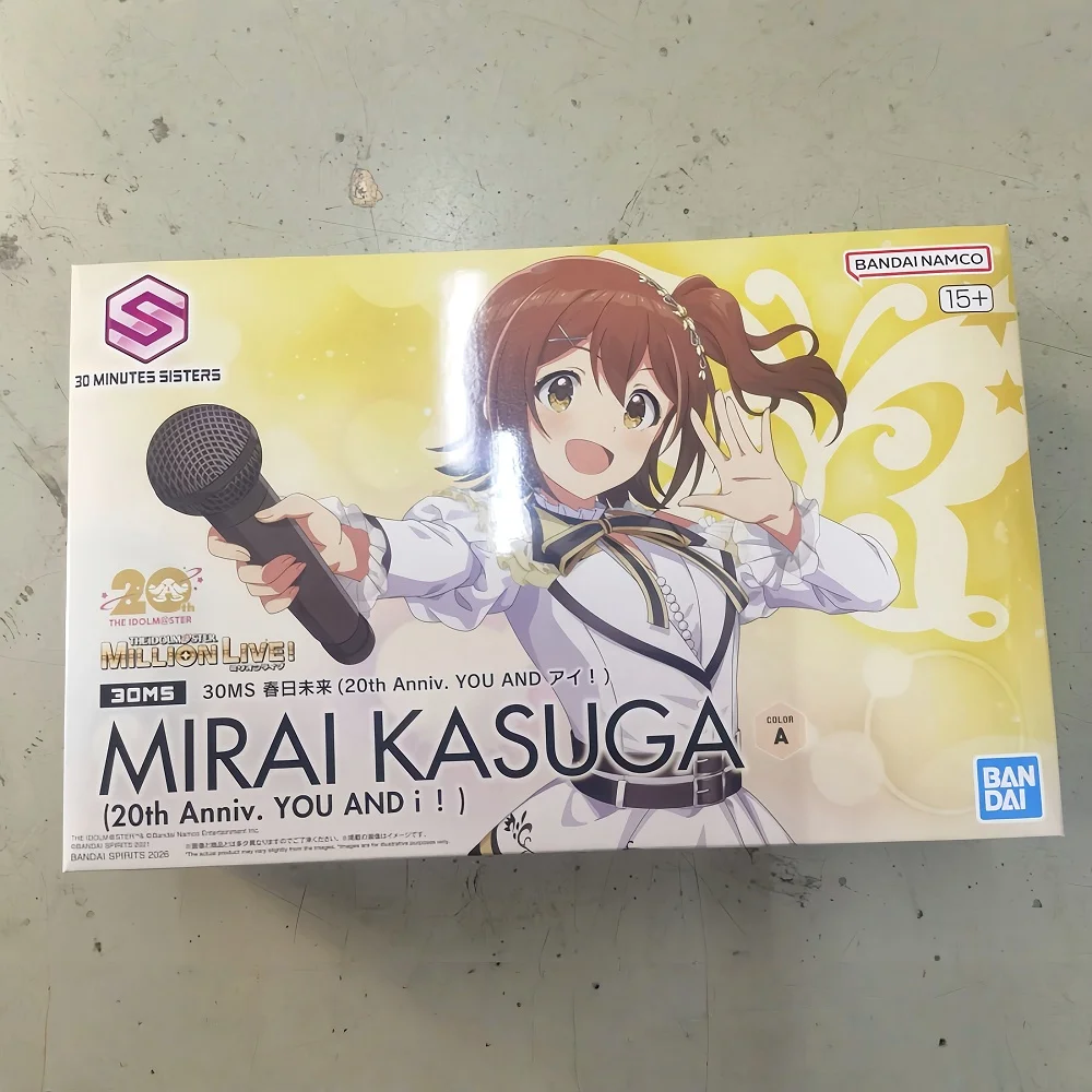 

В наличии Оригинальный Bandai 30ms Mirai Kasuga (20-летие) Аниме-фигурка The Idolm@ster: Сборная модель, игрушка, подарок