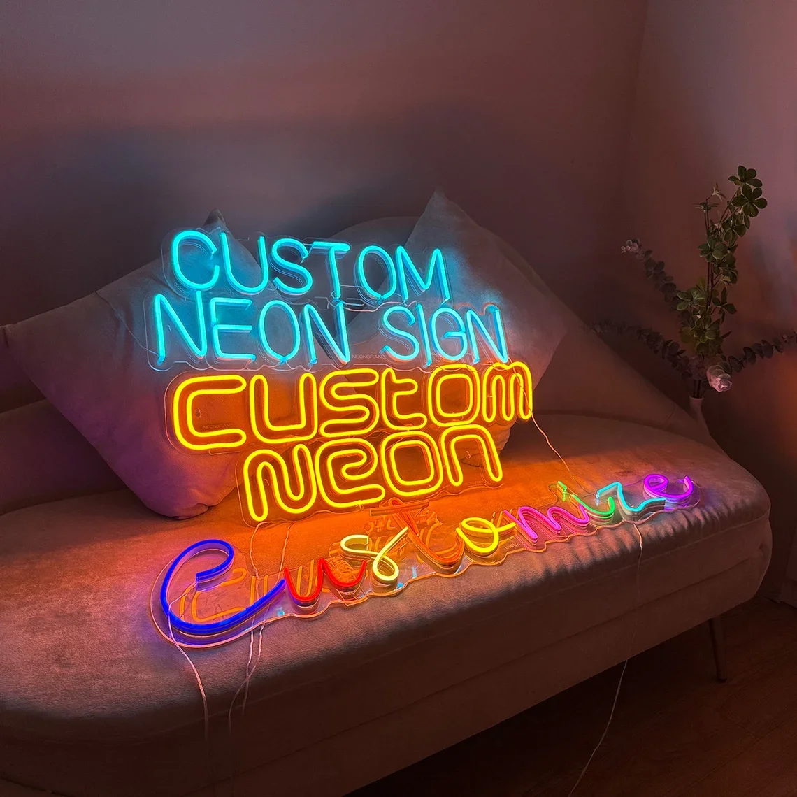 

Private Neon Signs Can Custom Led Indoor Outdoor Decoration For Wedding Business Logo Bar Name DIY Japanese Anime Wall Neon Ligh