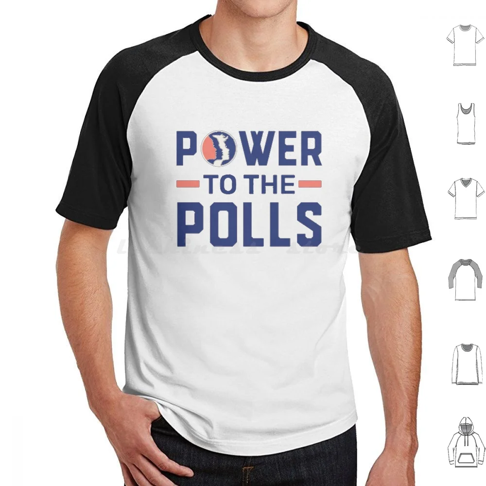 Power To The Polls International Women's Day، تسجيل للتصويت تي شيرت 6xl قطن تي شيرت رائع Power To The Polls International