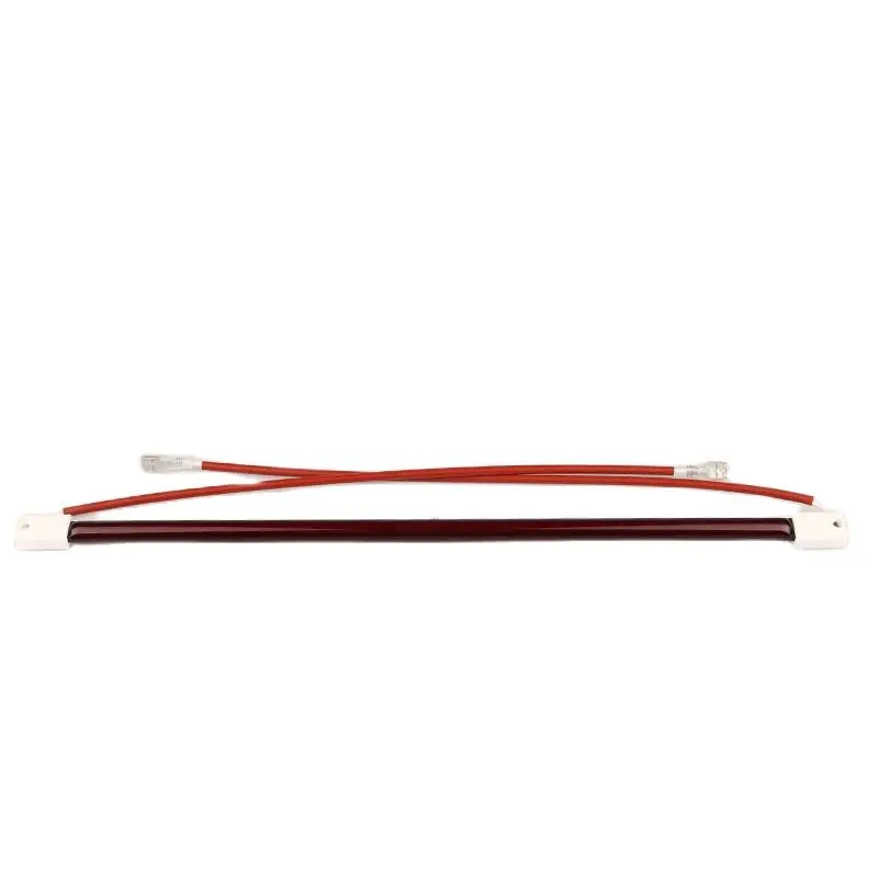 

ruby color halogen infrared quartz tube 400mm 220V 1000W, IR lamp,shoes machine element heater