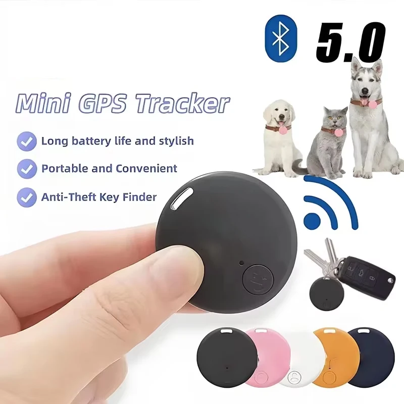 

5,0 GPS Bluetooth мини-трекер Air Tag анти-потерянное устройство домашнее животное пожилые дети кошелек отслеживание IOS Android умный искатель локатор