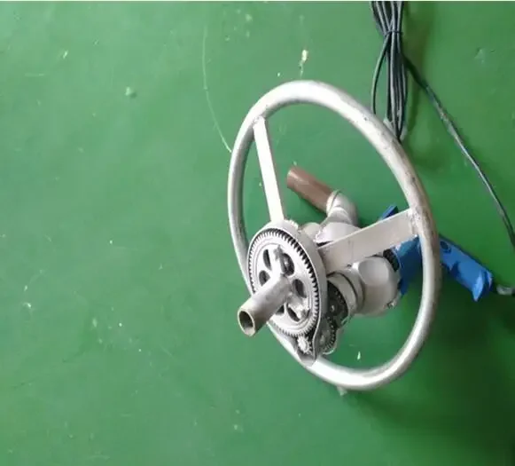 mini plataforma de pozo de profundidad ajustable con parte trasera de paseo