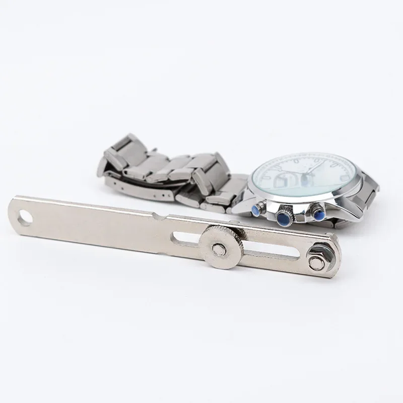 Watch Adjustable Opener Back Case Press Closer Remover Repair Watchmaker Tool Stainless Steel Two-jaw Spanner Watch Cover Remove image 6