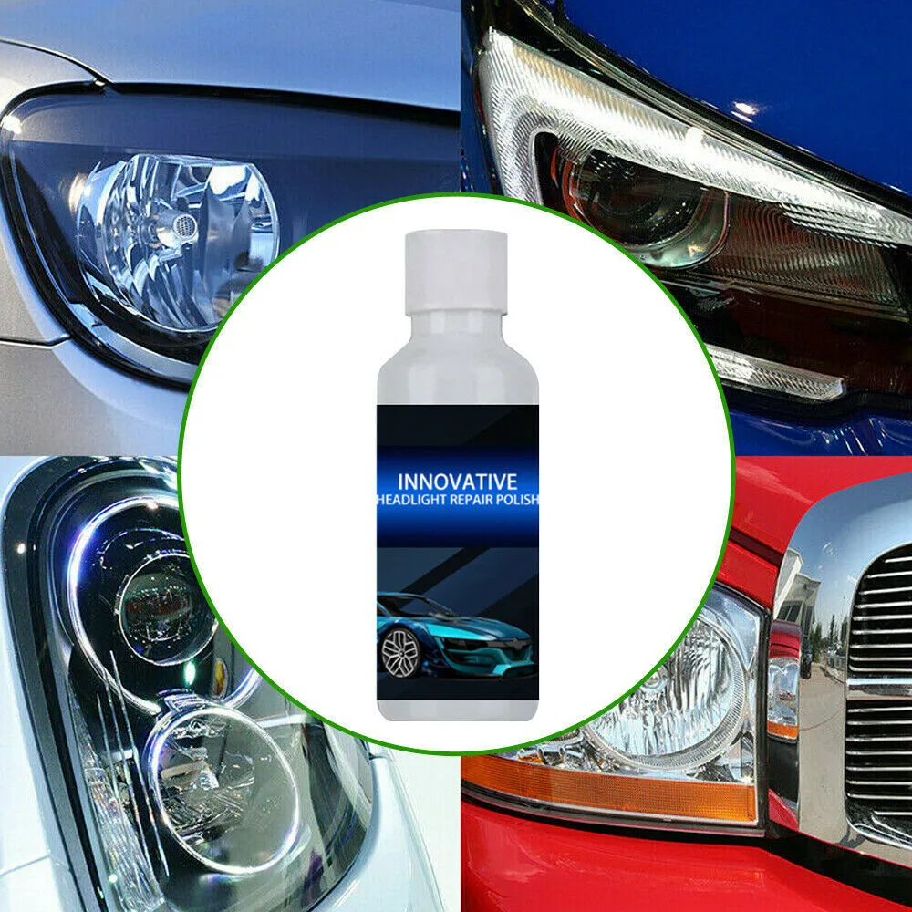 30ml Automotive Headlight Repair Fluid Products Auto Headlamp Repair And Repair - Light Scratch Repair, Yellow Renovation, Oxida