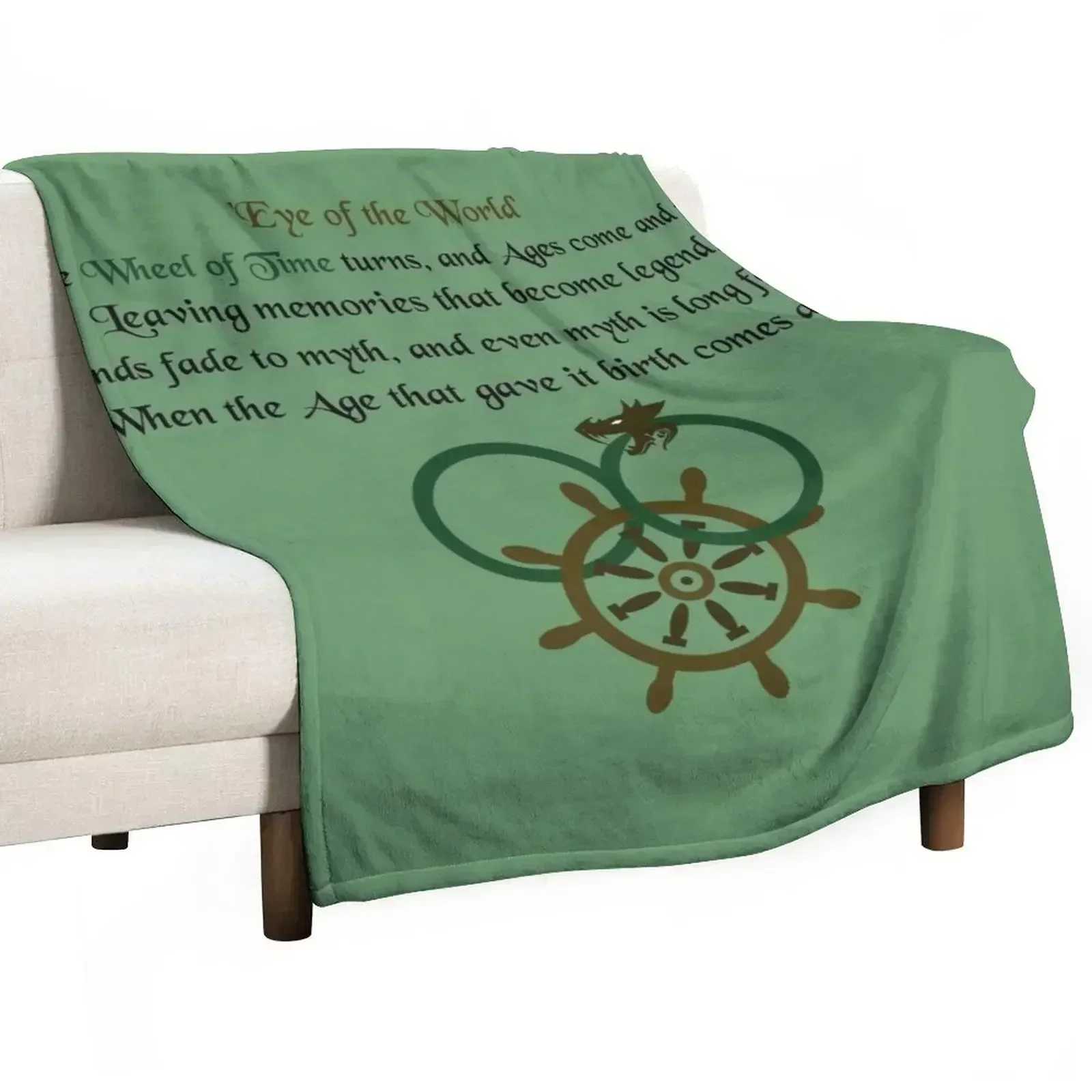 Thus Spins the Wheel of Time Throw Blanket Decorative Sofa Picnic sofa bed Decoratives Large Bed Fashionable Blankets