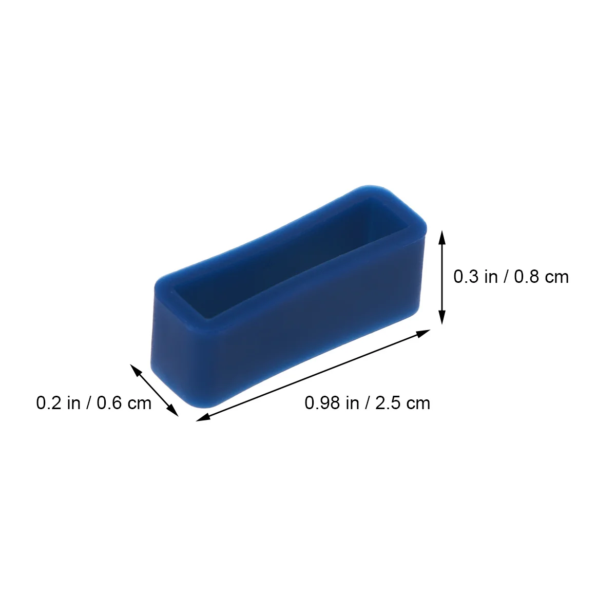 

6 pcs 20Mm Silicone Watch Strap Loops Replacement Durable Rubber Watch Band Holder Retainer For Repair Tool Accessories
