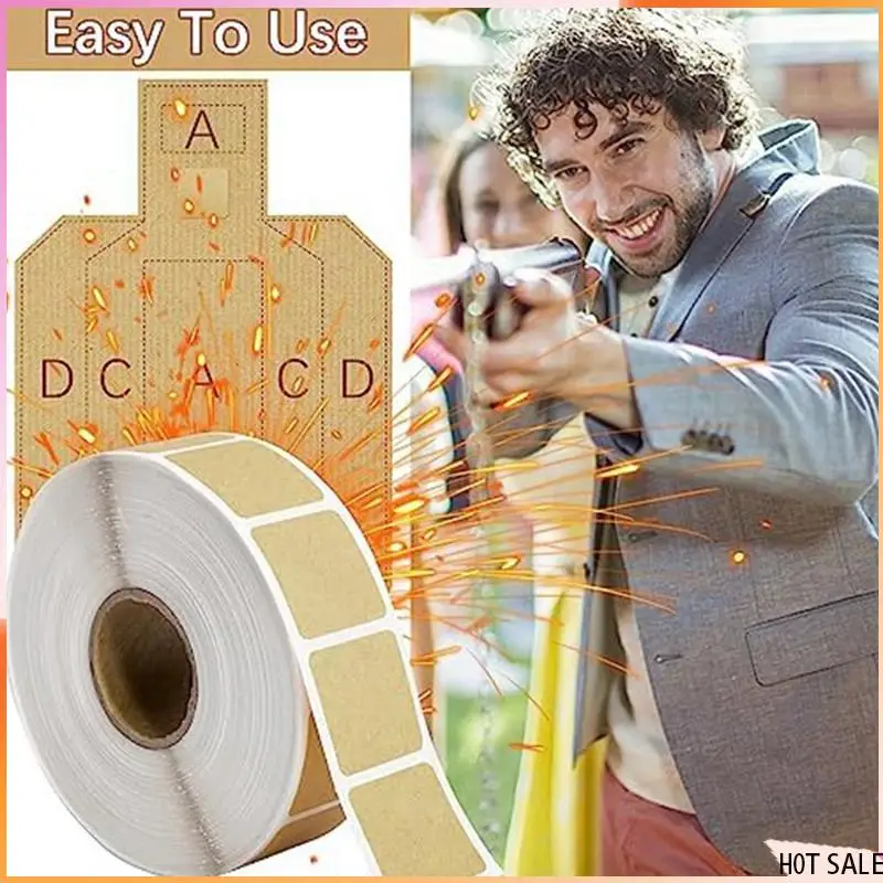

B72A 2000Pcs 2.2Cm Premium Quality Accessories Square Target Pasters Self-Adhesive Target Stickers