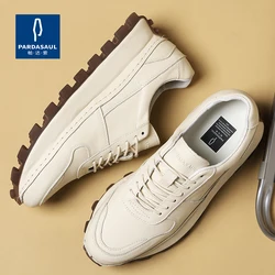 Casual men's shoes spring versatile casual shoes thick soled lightweight board shoes white shoes 240653