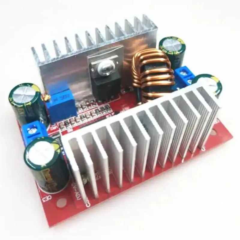 DC 400W 15A Przetwornica podwyższająca napięcie Stałoprądowy zasilacz LED Sterownik 8,5-50V do 10-60V Ładowarka napięciowa Moduł podwyższający napięcie