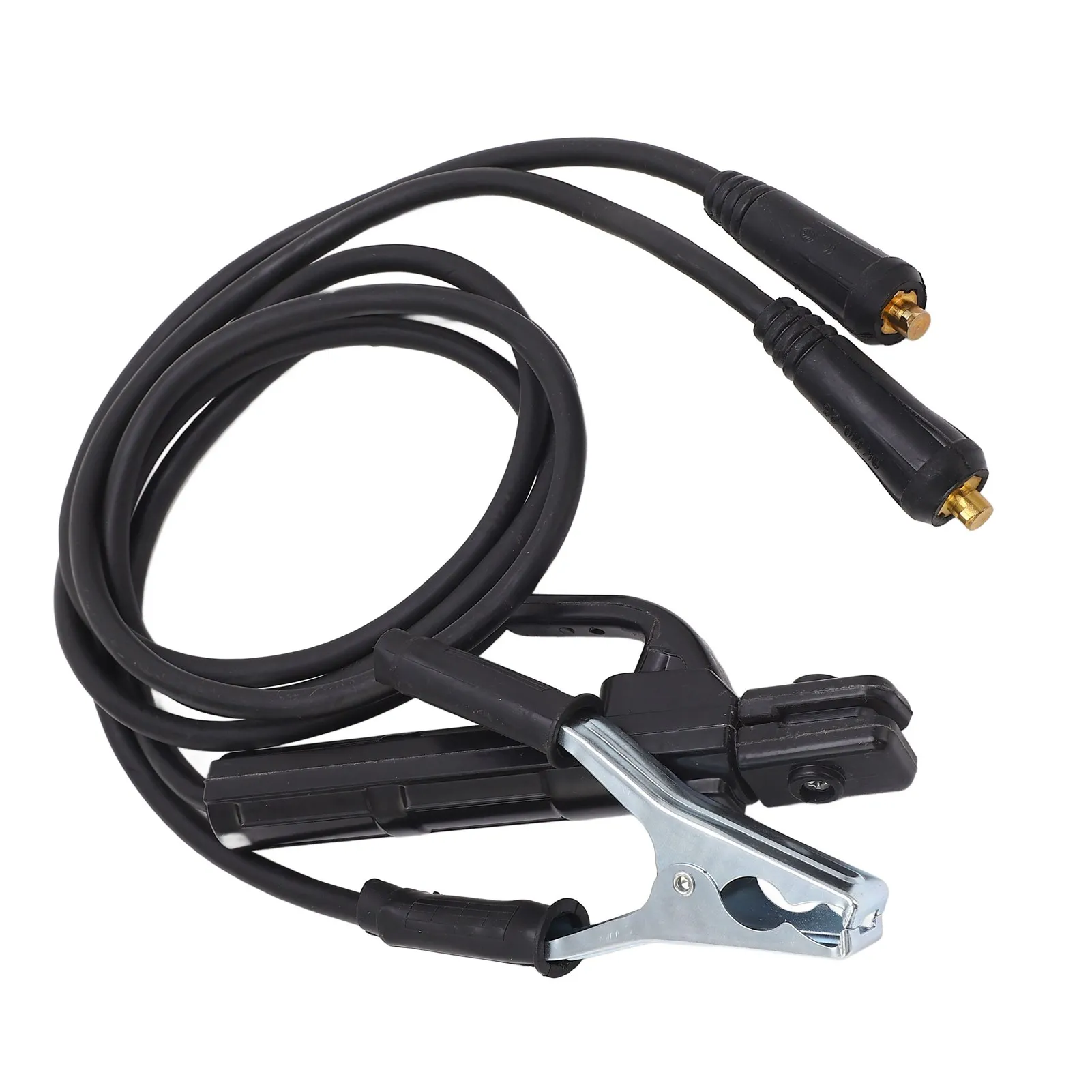 Welding Electrode Holder 200A Brass Iron Machine Ground Clamp Replacement Accessories with 1.5meter Cable