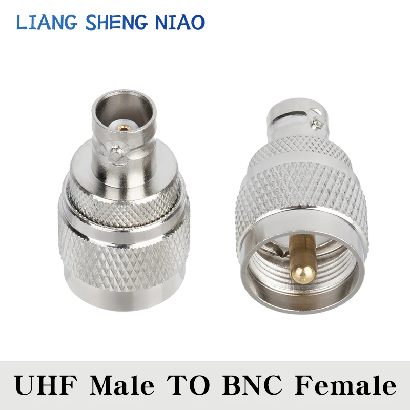 1pcs UHF PL259 SO239 TO BNC Connector UHF Male Jack To BNC Female Plug RF Coax Connector Straight Adapter SL16 Q9 Crossover sub