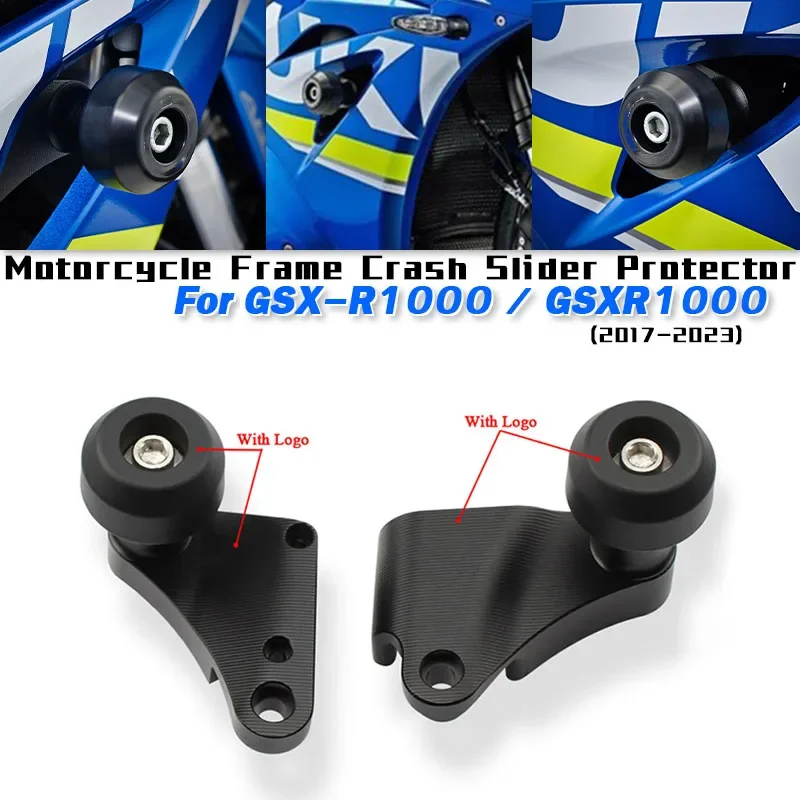 

For Suzuki GSX-R1000 GSXR1000 R1000R 2017-2023 Motorcycle Frame Crash Slider Protector Pads Anti-falling Protection Crash Pads