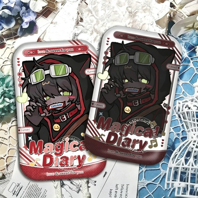 Game FroggyDude ThatMob Cosplay Brooch Kawaii Creative Badge Laser Lapel Pins Bag Ornament Accessory Collect Decoration Prop