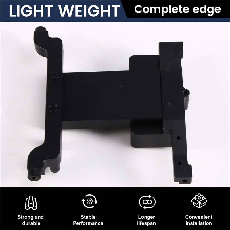 AS96-Kit Kotak Peralatan Penerima Radio Logam untuk Axial SCX6 AXI05000 JEEP Wrangler AXI05001 Trail Honcho 1/6 RC Mobil Perayap