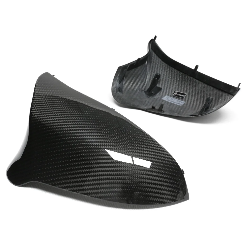 Full Carbon Fiber Side Rear View Mirror Covers Cap for BMW 2013-19 M2C M3 M4 F87 F80 F82 F83 LHD/RHD Forged Matt High-pressure