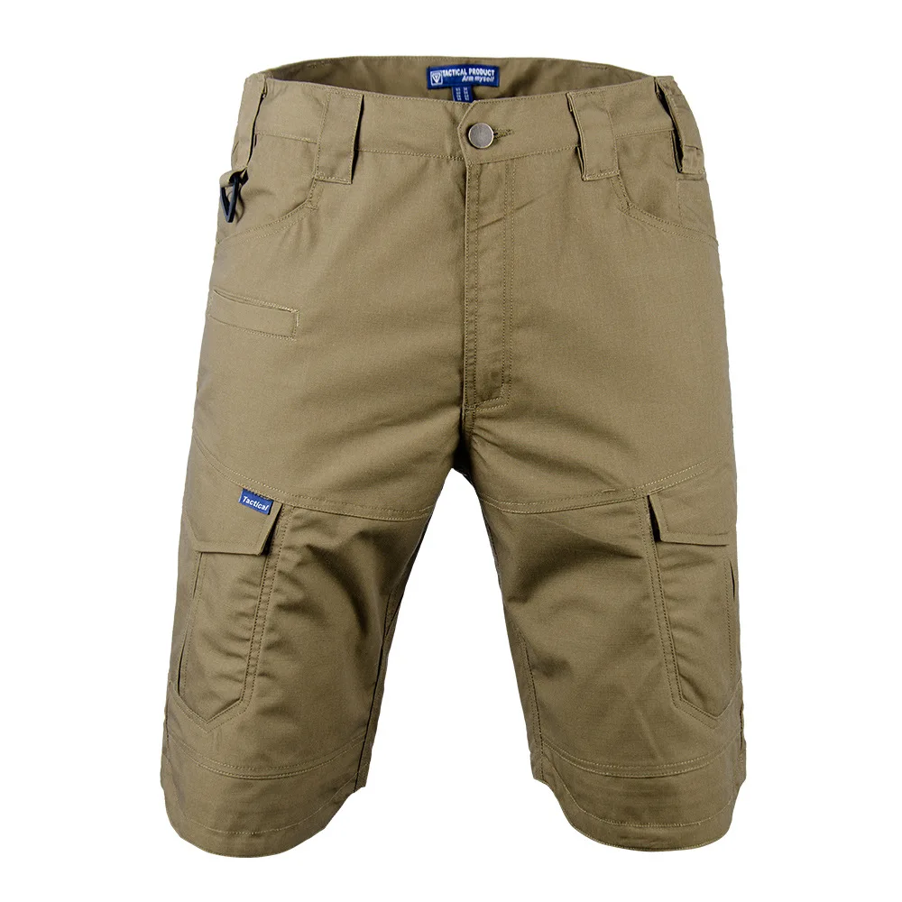 Summer Multi Pocket Tactical Shorts Camouflage Cargo Pants Outdoor Wear-resistant Waterproof Hiking Cycling Sports Fifth Pants