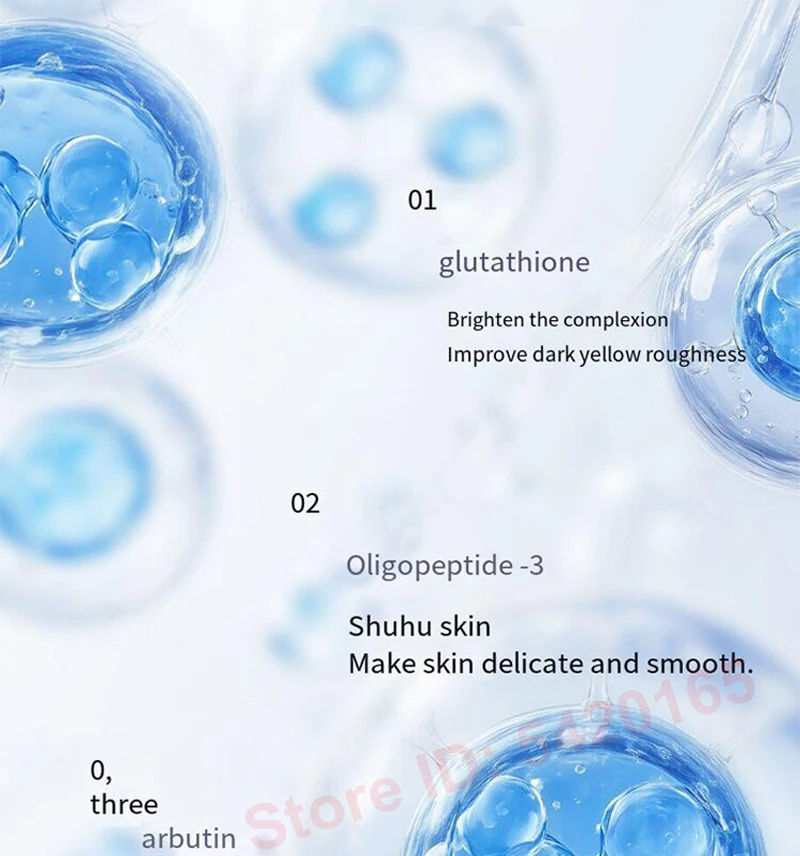 80000 units Nicotinamide Arbutin Brighten Skin Lyophilized Powder Brightens Repairs Dark Rough Skin Lighten Skin Care Serum - view 4