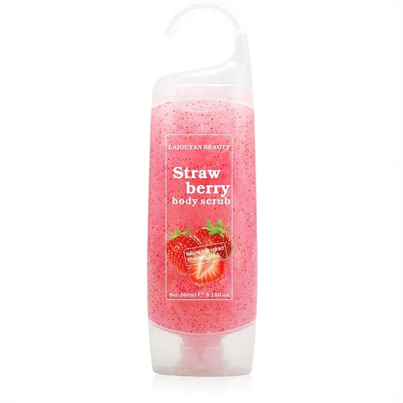 260ml hody wash Hydrating Soothing Scrub Shower Gel Brightening Moisturizing Peeling Chicken Skin Horny Fruit Bath body scrub