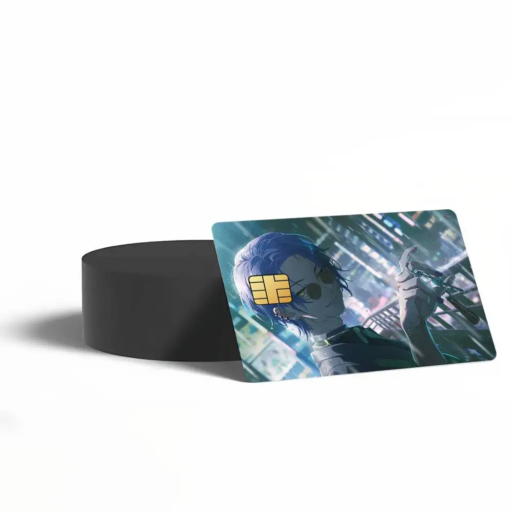 Kamishiro Rui Project Sekai Poster Credit Card Skin Stickers for Bank Access Protective Film Cover Sticker Surprise Gift