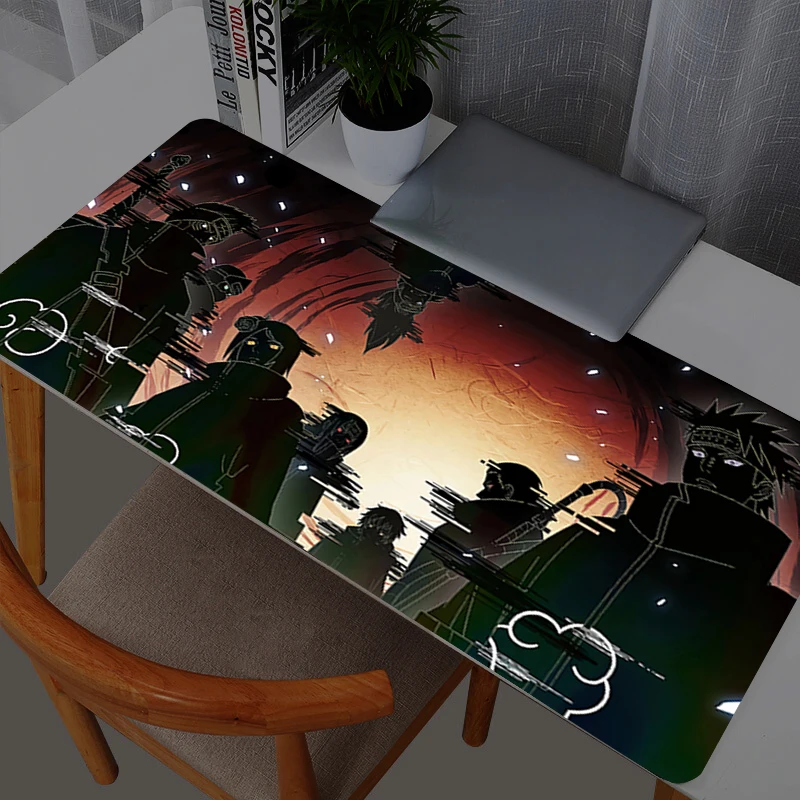 New Leather Mouse Pads Naruto Aakatsuki Gaming Accessories Computer Keyboard Gamer Designed Specifically E-sports Games Mousepad